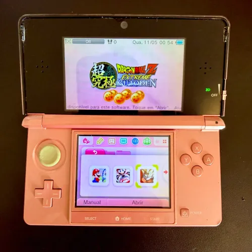 Console Nintendo 3DS Rosa Desbloqueado