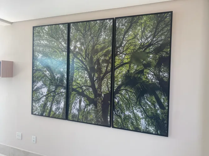 Quadro Copa  árvore Tríptico