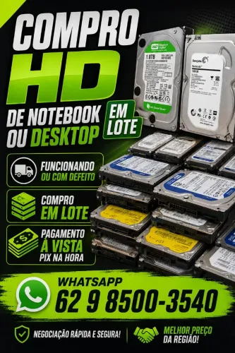 C.O.M.P.R.O HD DE notebook ou desktop