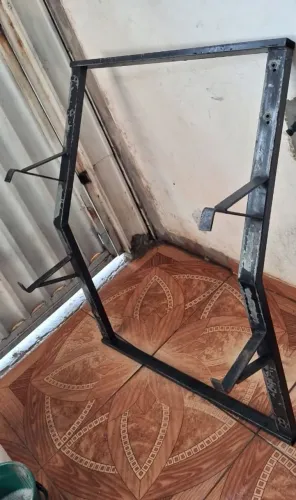 Reboque, Rack para suporte de Escada (carro) e Compressor.