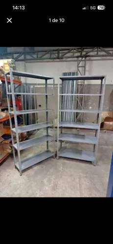 Estante de aço com 6 prateleiras.( Novas )