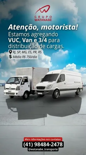 Agrego vuc, van e 3/4