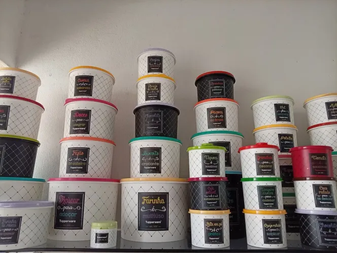 Coleção completa mantimentos Tupperware