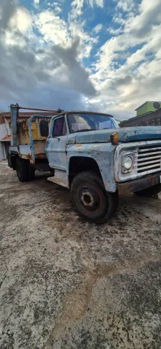 ford f600 reliquia todo original motor perkins poliguindaste original domarco
