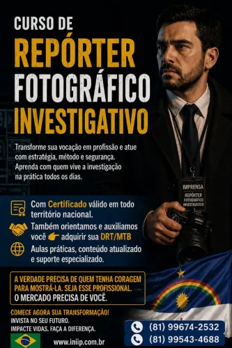 Curso de Repórter Fotográfico Investigativo