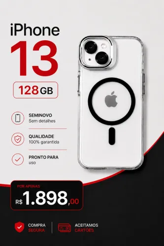 Iphone 13 Branco - 128gb