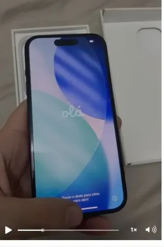 iPhone 15 256GB Preto Apple (Usado excelente estado conservação)