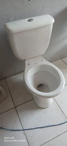 Vaso acoplado branco
