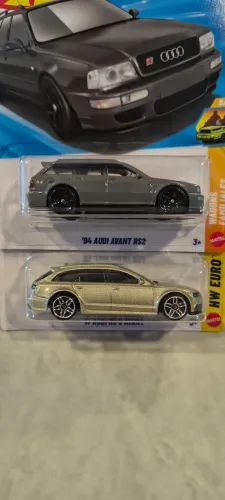 Carrinho Hot Wheels Audi Avant RS2 + Audi Avant RS6