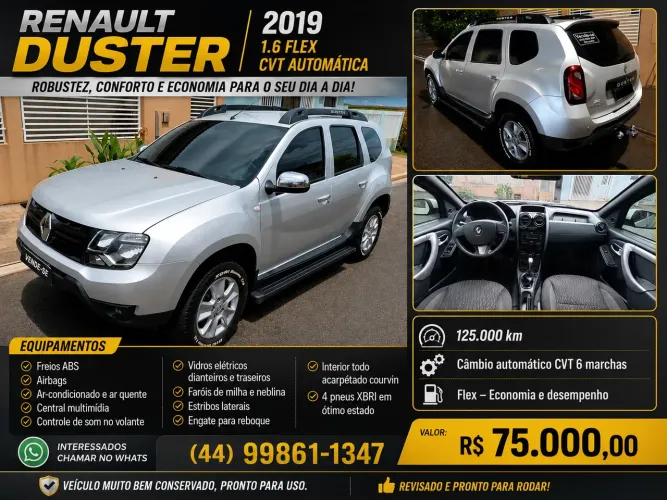 Renault Duster Expression1.6 Flex 16V Aut. 2019