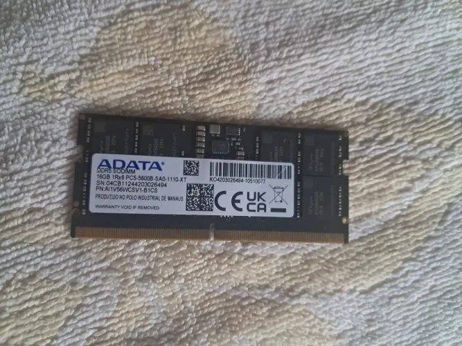 Memória notebook ADATA 16GB DDR5 pc5-5600
