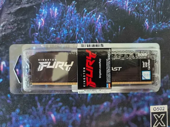 Memória Ram Kingston Fury Beast, 16GB, 5200MHz, DDR5, CL40, Preto - KF552C40BB-16