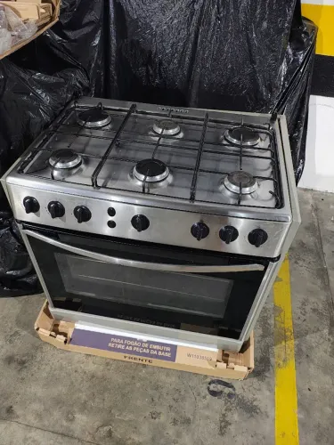 Fogão Bosch Embutir 6 Bocas Inox