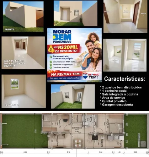 CASA A VENDA EM TORITAMA | COM ENTRADA FACILITADA 