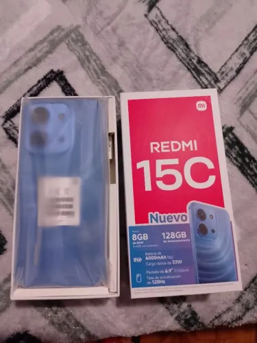 Celular novo na caixa e nota fiscal redmi 15c
