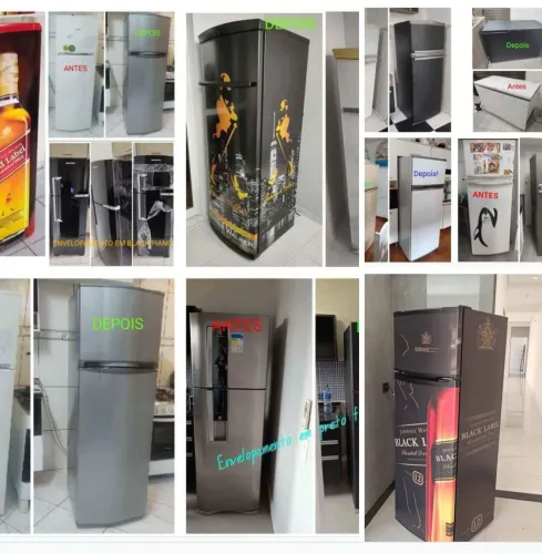 Envelopamento de freezers e geladeiras