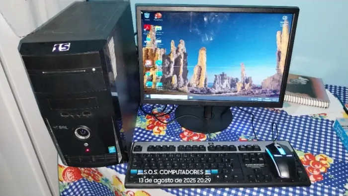 PC Completo Ddr3 1155 N.º 15 07X S/Juros PIX 599,99 i3 2100 3.10+SSD64GB+Hd 500+4GB Ram.
