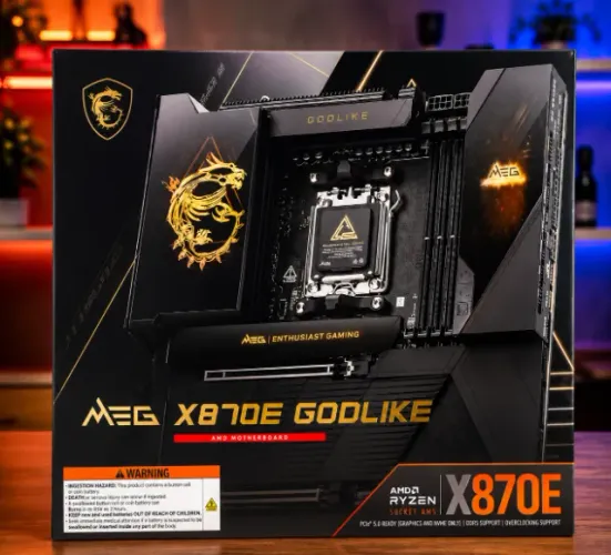 Placa Mãe MSI Meg X870E Godlike AMD Soquete AM5