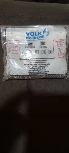 Luva curta CA tamanho M