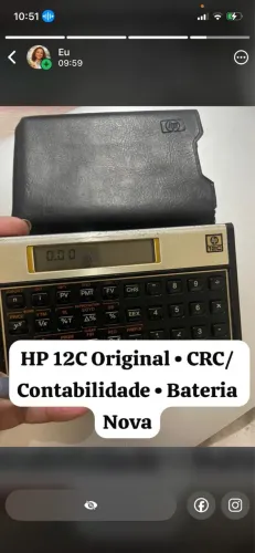 HP 12C ORIGINAL - CONTABILIDADE