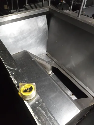 Coifa de parede em inox para cozinha industrial medida 140x90x 60
