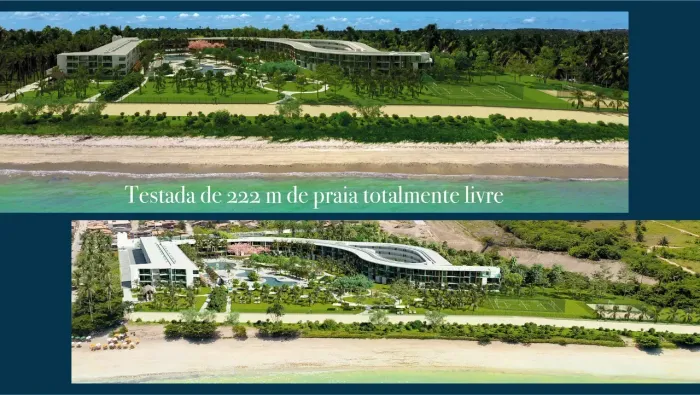 PRAIA DOS MILAGRES - Apartamento duplex 64 m² 2 quartos frente mar com muita privacidade