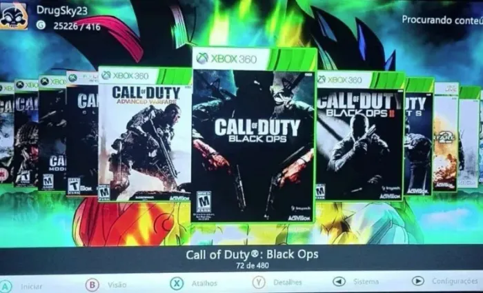 tenho jogos para Xbox 360