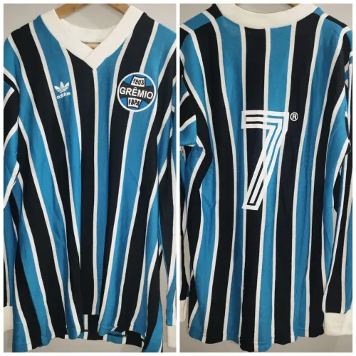 Camisa Grêmio Retrô 1983 Manga Longa