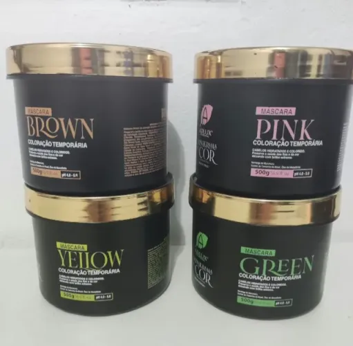 Máscara Cronograma da cor - Coloração temporária 500g Adlux