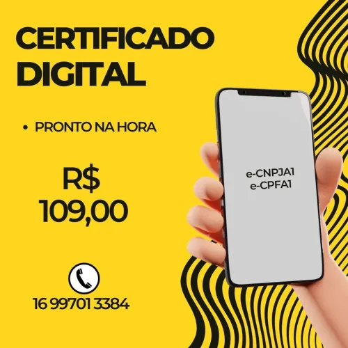Certificado Digital e-CNPJ A1 - Pessoa Jurídica