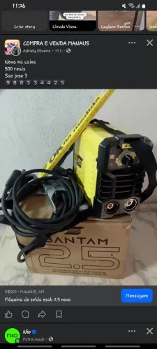Maquina de solda ESAB nova