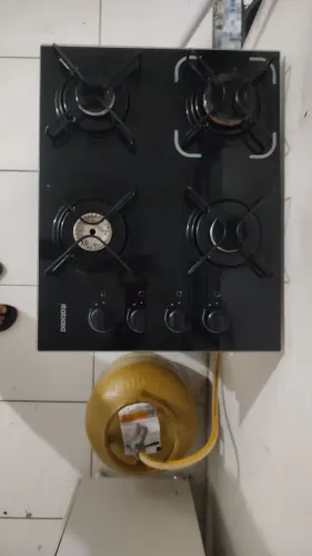 Fogão completo com gás