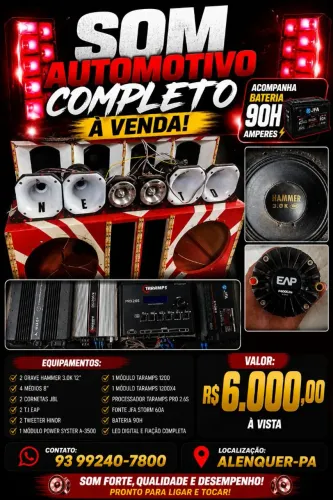 Som Automotivo Completo