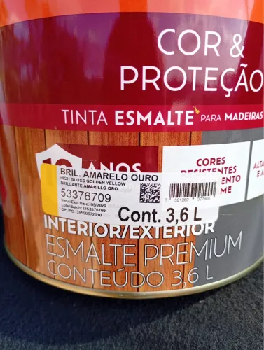 Tinta Esmalte Amarelo Ouro - Suvinil 