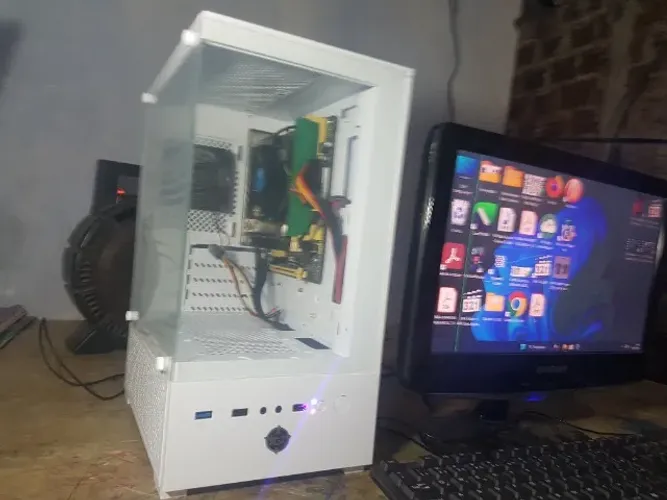 CPU gabinete novo placa mãe conserva ddr3 8 GB ram 500HD