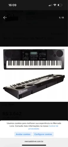 Teclado Casio wk3600