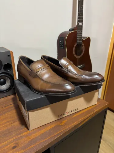 Sapato democrata harry marrom 41