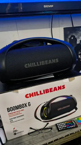 Caixa Boombox ChilliBeans Original NOVA