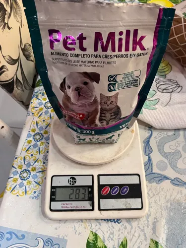Leite pet milk usando somente 20 gramas