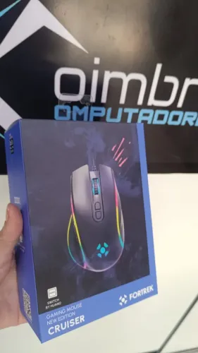 Mouse Gamer Led Rgb Òptico Usb 12.000dpi 7 Botões Cruiser - Precisão para seus Jogos