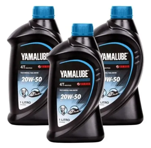 Kit 3 UN. Óleo Yamalube 20w50 4T.
