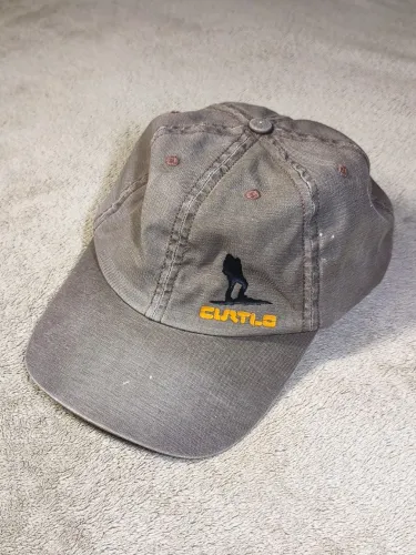 Boné Cinza Aba Curva Americano Trilha - Original CURTLO Tam. Único (usado)