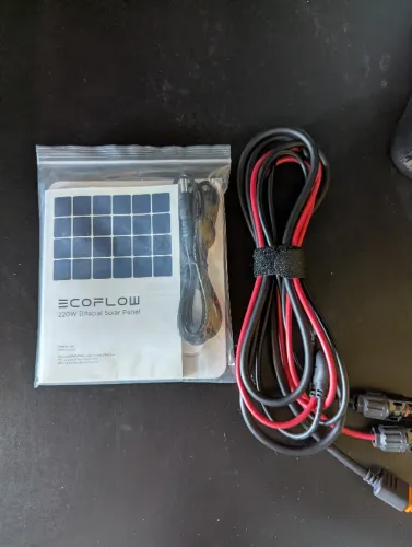Painel Solar EcoFlow 220W Bifacial (Compatível com EcoFlow Delta 2)