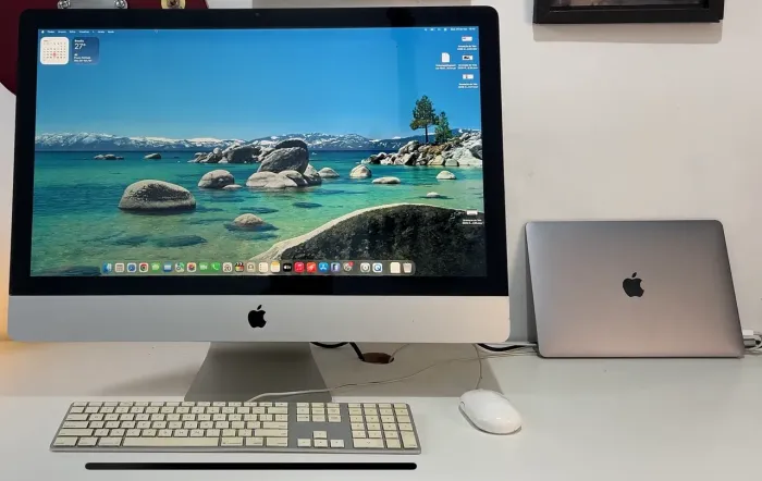 MacBook Air M1 + iMac Monitor 27 polegadas 