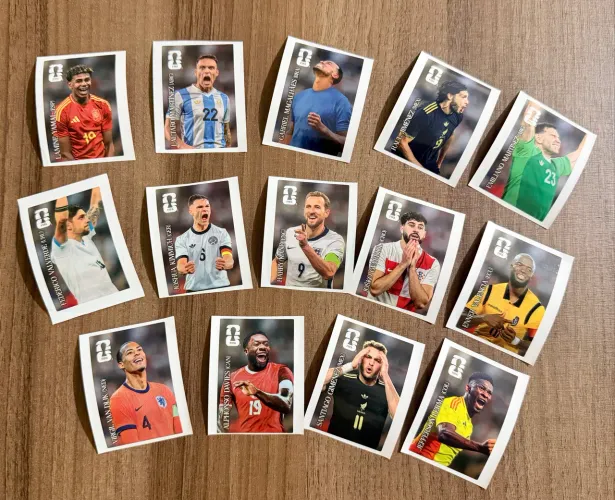 Kit figurinhas coca cola álbum copa 2026