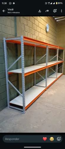 MINE PORTA PALLETS ESTANTES REFORCADAS DE PEQ DEPOSITOS IMEDIATOS SO NOVOS *