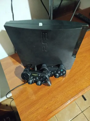 PS3 Slim Desbloqueado HEN + Controle ACEITO TROCA POR XBOX ONE FAT