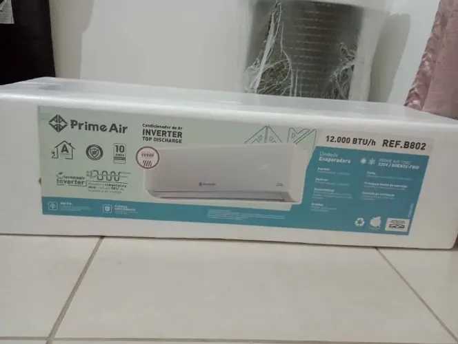 Ar-condicionado Prime Air Inverter 12.000 BTUs Quente/Frio, novo, lacrado
