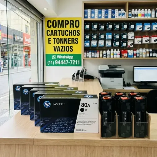 Cartucho de toner para impressora HP, modelo 80A