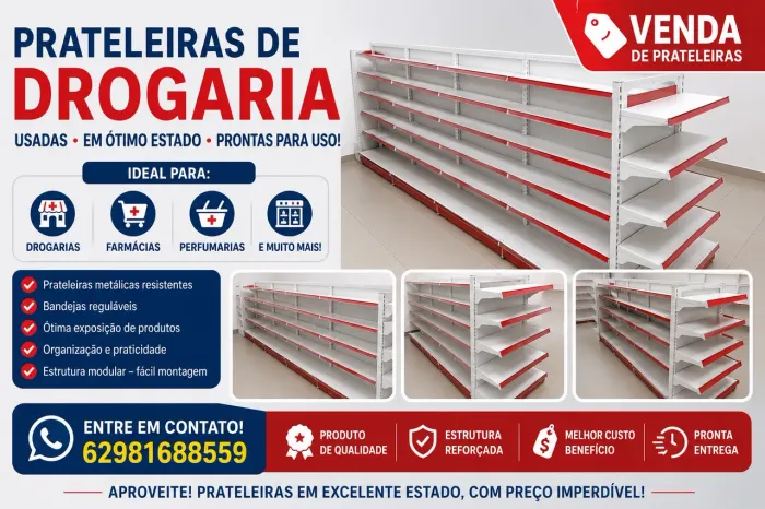 Móveis para drogaria